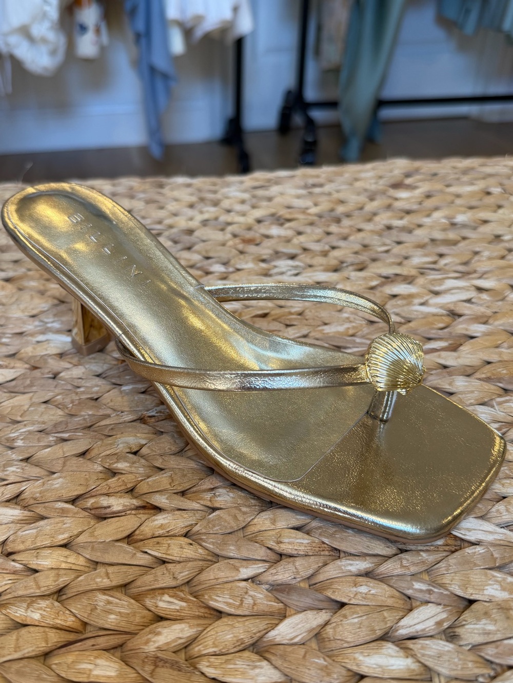 Xantara Gold Metallic Heels |BILLINI